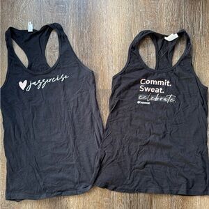 Jazzercise racerback tanks